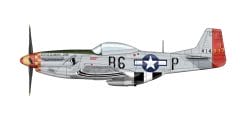 NA P-51D Mustang,  357th FG, 363rd FS
